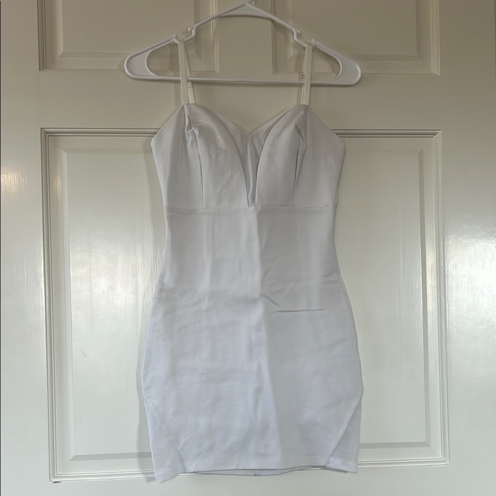 BEBE Bodycon Elegant White Mini Dress
